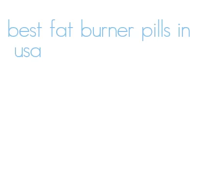 best fat burner pills in usa