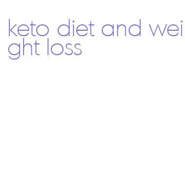 keto diet and weight loss