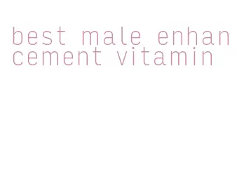 best male enhancement vitamin