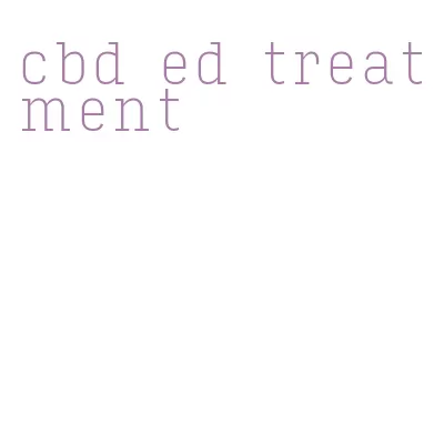 cbd ed treatment