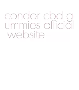 condor cbd gummies official website