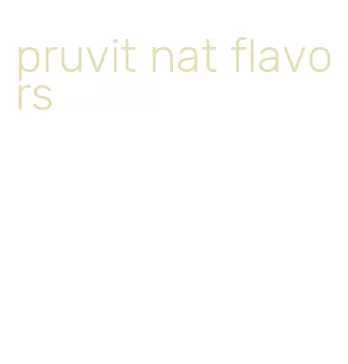 pruvit nat flavors