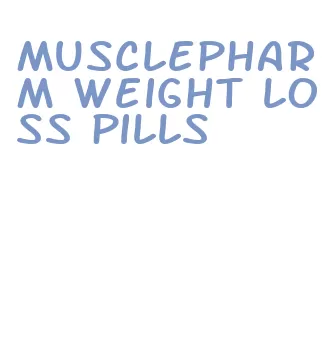 musclepharm weight loss pills