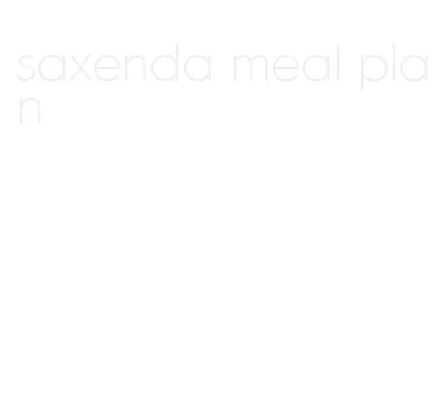 saxenda meal plan