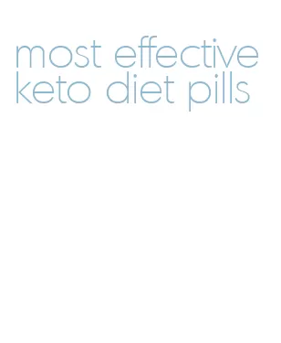 most effective keto diet pills