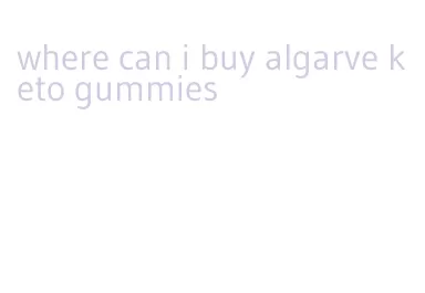 where can i buy algarve keto gummies