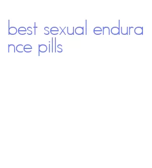 best sexual endurance pills