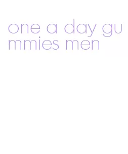 one a day gummies men