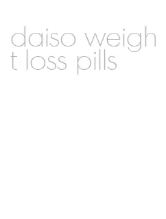 daiso weight loss pills