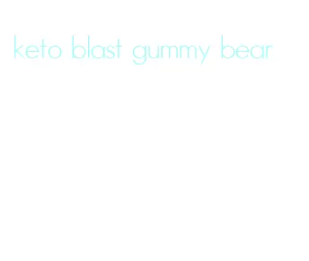 keto blast gummy bear