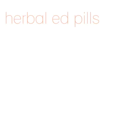 herbal ed pills