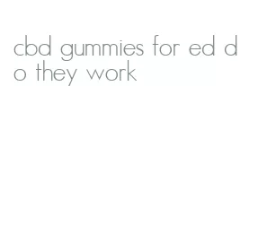 cbd gummies for ed do they work