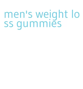 men's weight loss gummies