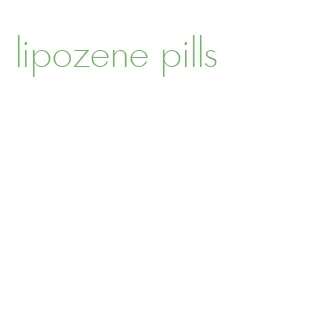 lipozene pills