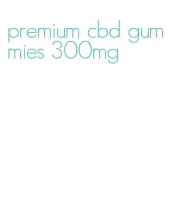 premium cbd gummies 300mg