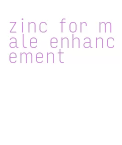 zinc for male enhancement