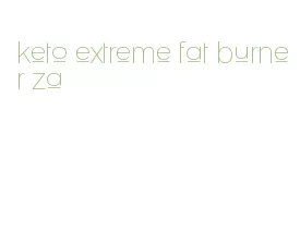 keto extreme fat burner za