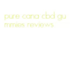 pure cana cbd gummies reviews