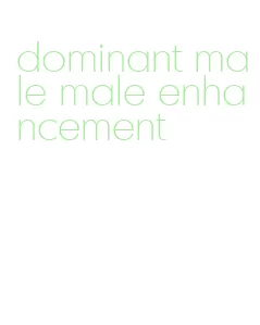 dominant male male enhancement