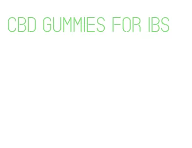 cbd gummies for ibs