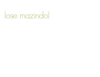 lose mazindol