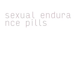 sexual endurance pills