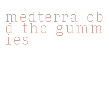 medterra cbd thc gummies