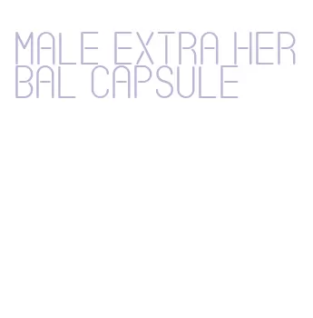 male extra herbal capsule