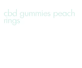 cbd gummies peach rings