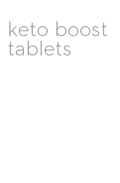 keto boost tablets