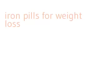 iron pills for weight loss