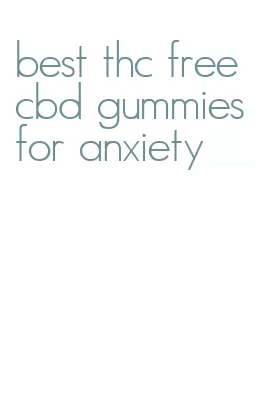 best thc free cbd gummies for anxiety