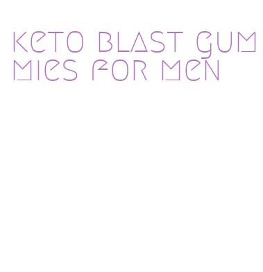 keto blast gummies for men