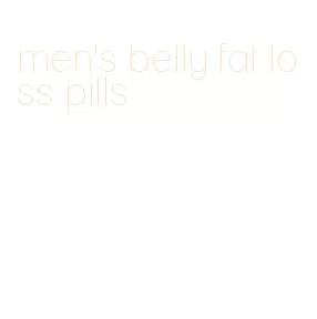 men's belly fat loss pills