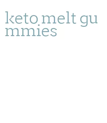 keto melt gummies