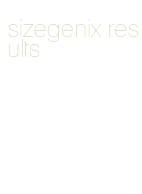 sizegenix results