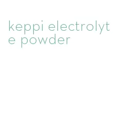 keppi electrolyte powder