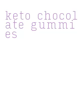 keto chocolate gummies