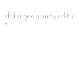 cbd vegan gummy edibles