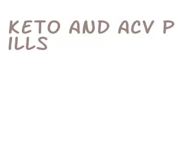 keto and acv pills