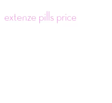 extenze pills price