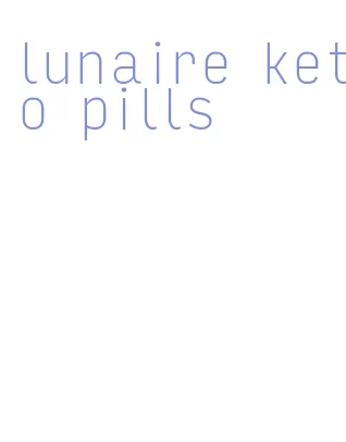 lunaire keto pills