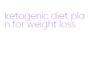 ketogenic diet plan for weight loss