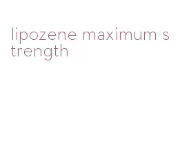 lipozene maximum strength