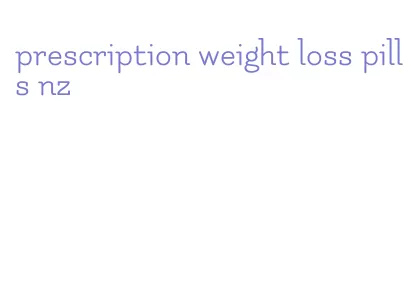 prescription weight loss pills nz