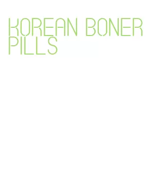 korean boner pills