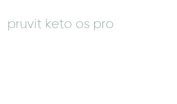 pruvit keto os pro