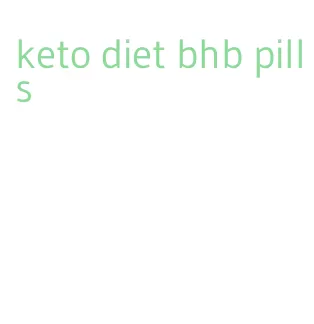 keto diet bhb pills