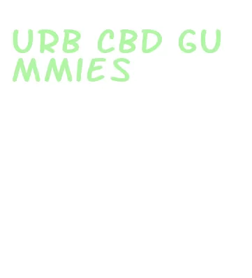 urb cbd gummies