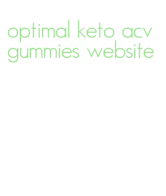 optimal keto acv gummies website